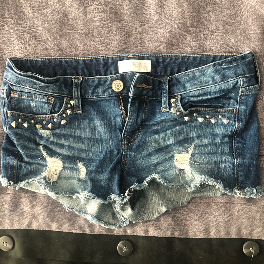 Express jean shorts